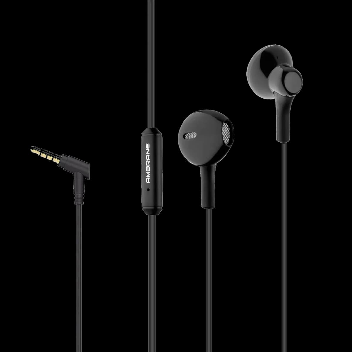 Ambrane EP-21 Wired Earphones (Black)